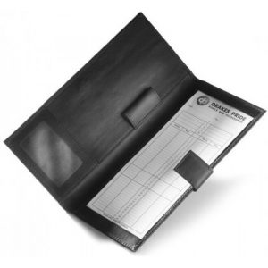 Lawn Bowls Scorecard Holder | Buy LEATHER RIGID SCORECARD HOLDER [DRAKES PRIDE]