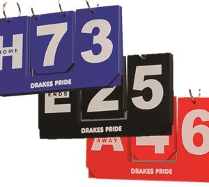 Lawn bowls scoreboard numbers